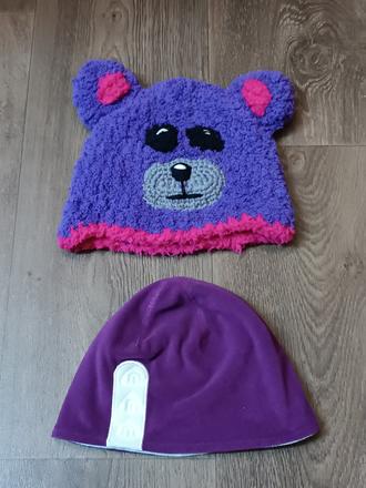 2x dívčí zimní čepice nordblanc, vel.92/98, nordblanc,92