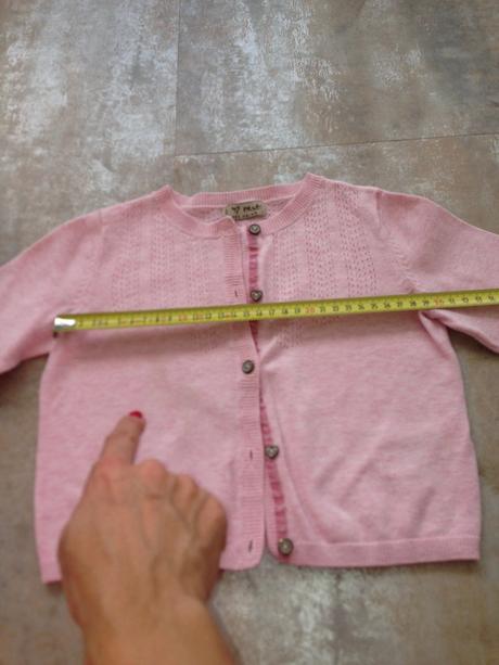 Růžový svetr next 2-3roky, 98cm, knoflíky srdíčka, next,98