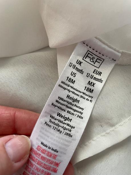 Ob/ šaty společenské - v.12/18 měs, f&f,86