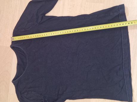 Tričko s dl. černé, 140