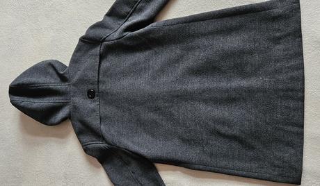 Dívčí kabát, kabátek, šedý, jako nový, vel.134/140, 134