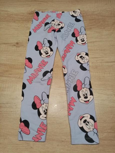 6x legíny minnie vel. 110/116, disney,110