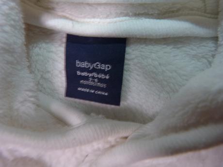 Gap chlupatá kombinézka vel.68, gap,68