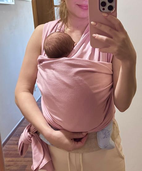 Babylonia tricot-slen organic světle růžový, babylonia
