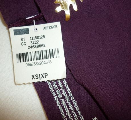 Vínové kalhotky pink victorias secret, victoria's secret,xs