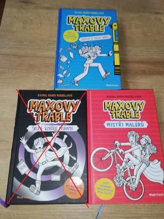 Knihy - maxovy trable 1 a 3 díl, 