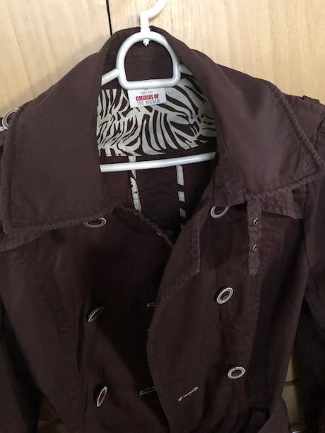 Hnědý trenčkot - kabátek, takko,m