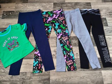 Legíny dívčí 4x vel.128-134, primark,128