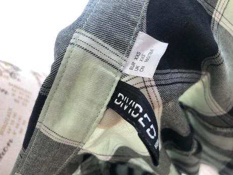 Kostkovana kosile, matovo - cerna h&m xxs, h&m,xs