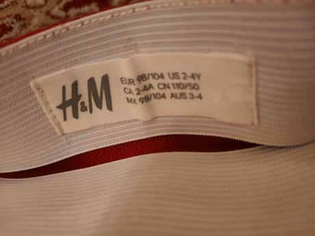 Srdíčková sukně, h&m,98