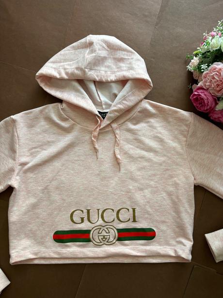 Mikina crop top - v.cca 12/13 let, 158