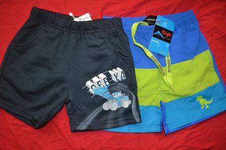 2x moderní kraťasy kugo v.104 nové, kugo,104