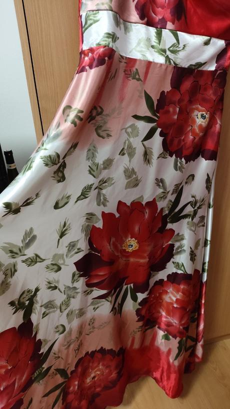 Plesové šaty ever pretty, červenobílé, ever-pretty,40