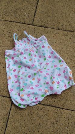 Letní bavlněný overal / overálek na ramínka , c&a,68