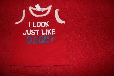 Klučičí tílko nápis vel. 62 - 68, h&m,62