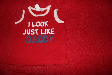 Klučičí tílko nápis vel. 62 - 68, h&m,62