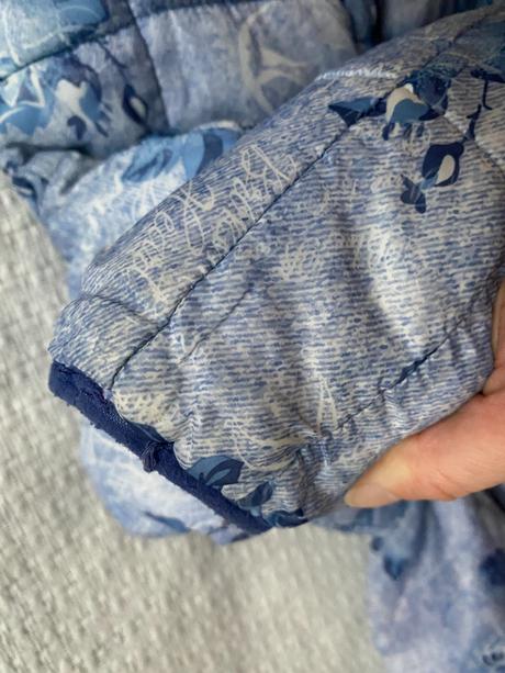 Oboustranná zimní prošívaná bunda vel. 92/1,5-2r, 92