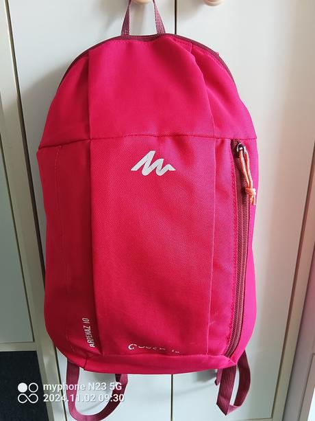 Batoh "decathlon-quechua" růžovo-šedá, 