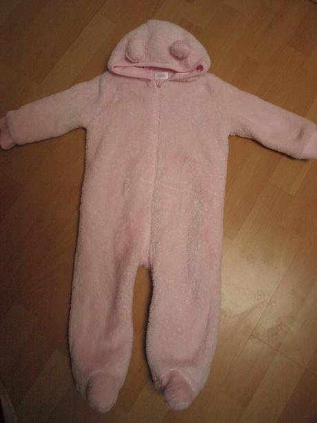 Růžový overal-kombinézka, f&f,86