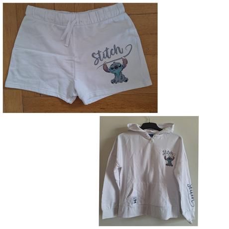 Mikina a šortky teplákový komplet stitch vel. 152, disney,152