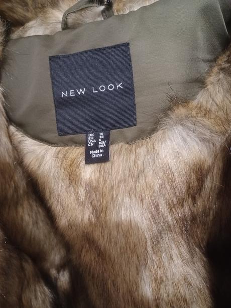Extra teplá zimní bunda s kožíškem uvnitř, new look,170 / m