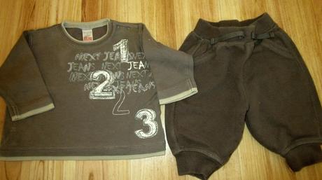 Komplet triko a tepláky, next,62