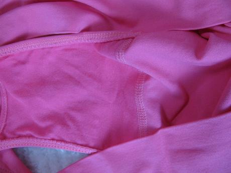 Sytě růžové bezešvé elastické kalhotky, xxxl