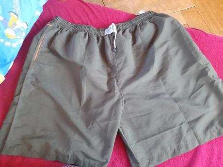 Pánské šortky- kraťasy khaki zelené 4xl, 4xl