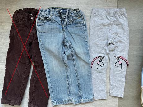 Sada oblečení, dívka, vel. 98 - 9 ks, 86–98