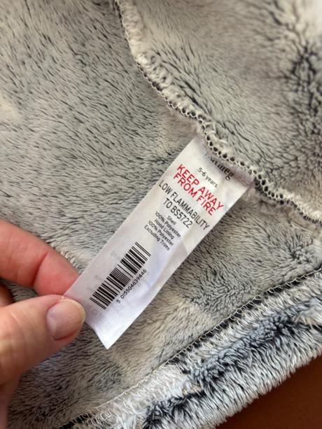 Ob/ župan chlupatý coral flece - v.5/6 let, nutmeg,110