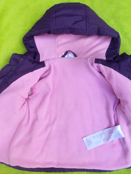 Zimní bunda se sovičkou, baby,80