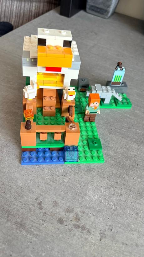 Lego minecraft 21140 kurník,