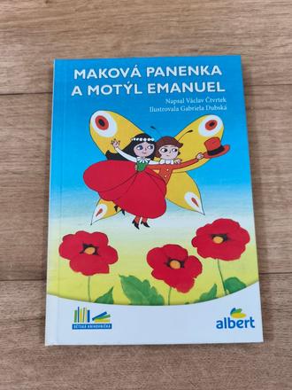 Kniha maková panenka a motýl emanuel,