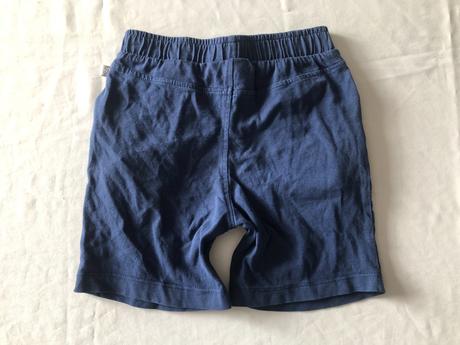 Vel. 92 modré bavlněné šortky s kapsami, 92