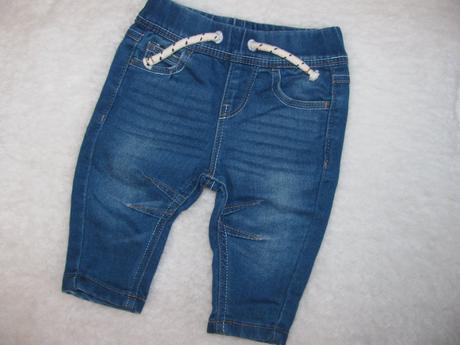 Frajerské strečové kojenecké džíny v.0-3 měs., primark,62
