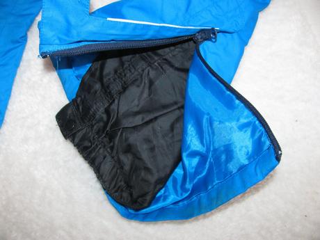 Chlapecké modré lyžařské kalhoty, oteplovačky, crivit,152