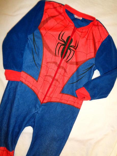 Pěkný flísový overal spider man, marvel,116