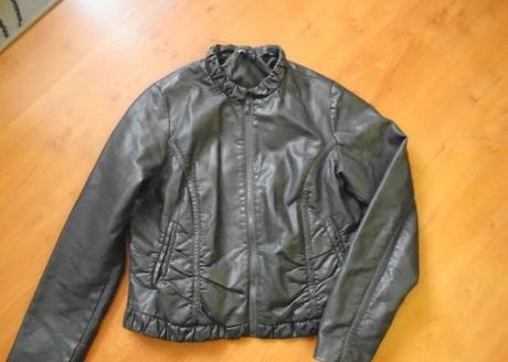 Koženková bunda vel. 42, 42