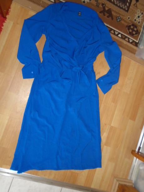 Šaty zavinovací vel 40/42 delší s vázačkou v pase, 40 / l