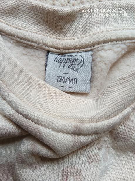 Crop top mikina zn."happy by kik" vel."134-140", kik,134