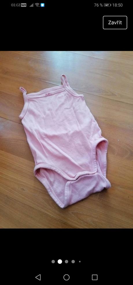 Dětské body na ramínka, h&m, h&m,86