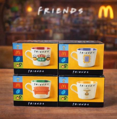 Hrnky mcdonald's friends přátelé, 