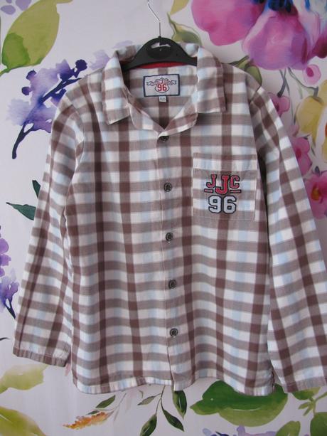 Chlapecký pyžamový flanelový kabátek, 140