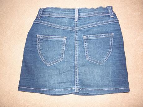 Riflová / džínová sukýnka zn. dopodopo vel.128, dopodopo,128