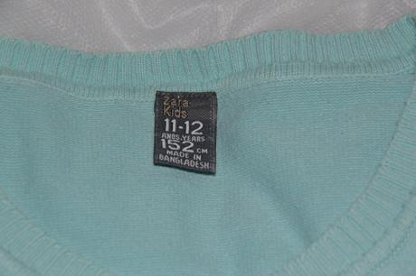 146 květinové šaty a svetřík, zara,146