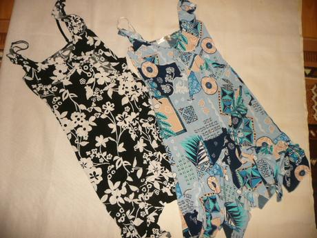 Letní šaty uni velikost květy s-l 3x, m