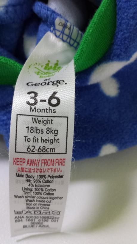 Flisovy overal mickey mouse, george,68