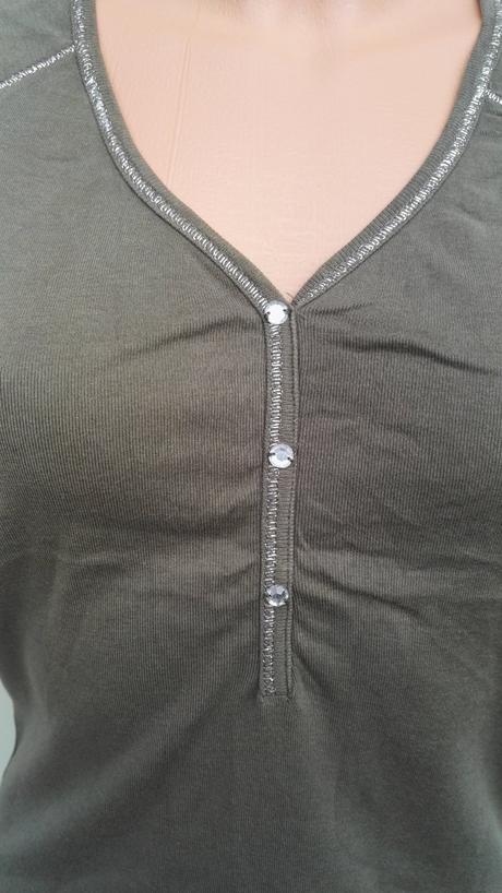 Khaki tričko top - vel.xs, xs