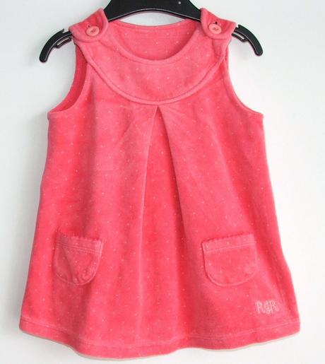 P115 sametkové šaty vel. 68, debenhams,68
