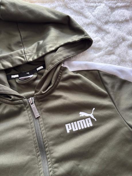 K5/ mikina zelena sportovní zn. puma - v.9/10 let, puma,140